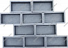 Формы для тротуарной плитки Кирпич шагрень 6 см из г. Днепр