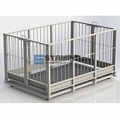 Весы для взвешивания животных 4bdu Х 1250х1250мм 300 кг - 1500 кг із м. Кропивницький