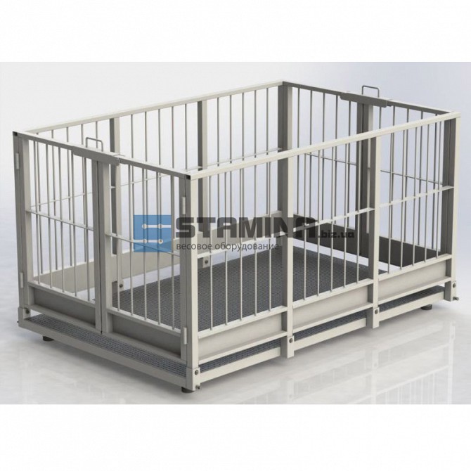 Весы для взвешивания животных 4bdu Х 1250х1250мм 300 кг - 1500 кг Кропивницкий - изображение 1