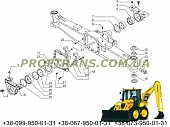 Суппорт моста Komatsu Wb97s корпус моста ca0140701 ca0643021 140701 643021 із м. Львів