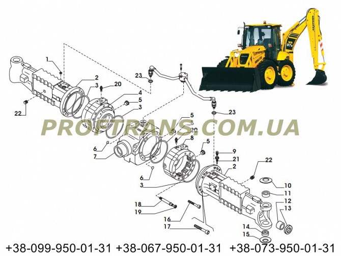 Тормозной барабан Komatsu Wb97s коматсу Ca0140473, Ca0140472, 140473, 140472 Львов - изображение 1