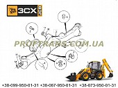 458/20554 Чулок моста переднего Jcb Cx3 458/20744, 458/20346, 448/42801, 458/20346 із м. Львів
