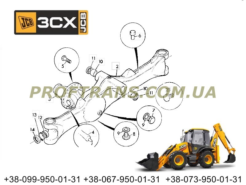 Бортовая jcb 4cx схема