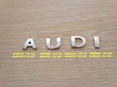 Металлические буквы Audi Ауди на кузов авто не ржавеет із м. Бориспіль