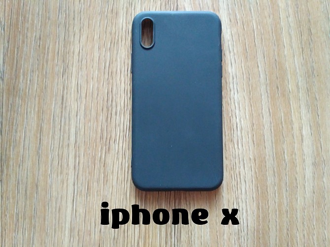 Чехол Бампер на iphone Х чёрный Борисполь - изображение 1