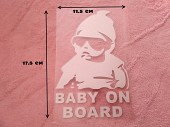 Наклейка на авто Ребенок в машине Baby on board Большая из г. Борисполь