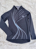Спортивная беговая кофта Leontien черная женская/утепленная флисом Южноукраїнськ