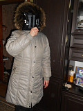 Стёганое пальто(р-р 44) из г. Ромны