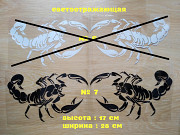 Наклейка на авто Скорпион 2 шт из г. Борисполь