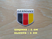 Наклейка на авто Флаг Германии алюминиевая із м. Бориспіль