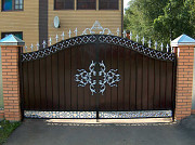 Ворота в Кривом Роге из профлиста, кованые, гаражные. Навесы для дома Дніпро