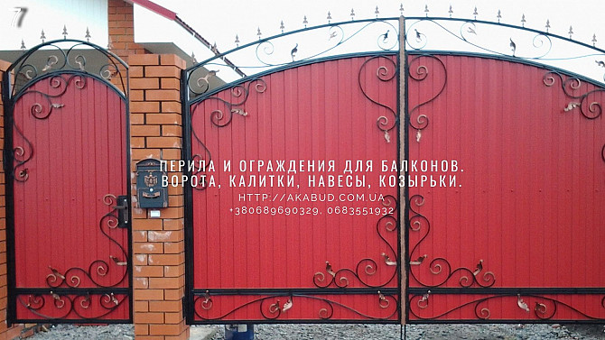 Двери, решетки, навесы, козырьки, ворота, калитки, перила в Кривом Роге Кривий Ріг - зображення 1