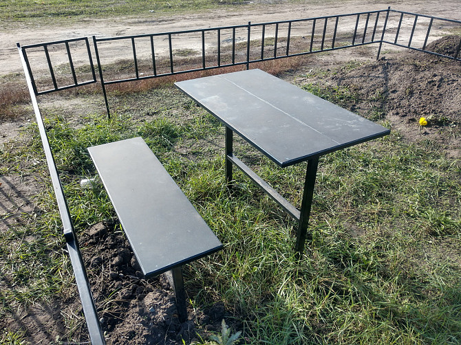 Столы, лавки на могилу. "броневик" Днепр. Дніпро - зображення 1