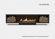 Вбудований біокамін Очаг Дровниця 1300 - арт.021 Gloss Fire із м. Харків