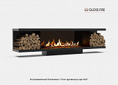 Вбудований біокамін Очаг Дровница 1300 - арт.024 Gloss Fire из г. Харьков