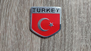 Наклейка алюминиевая на авто Флаг Турции із м. Бориспіль