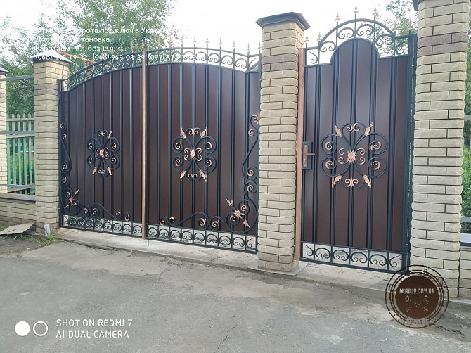 Відкатні ворота. Навіс, піддашок, .збв вироби Кривой Рог - изображение 1