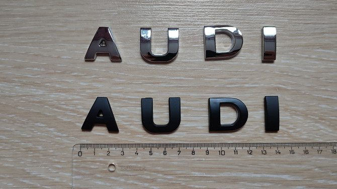 Металлические буквы на авто Audi Ауди не ржавеют Бориспіль - зображення 1
