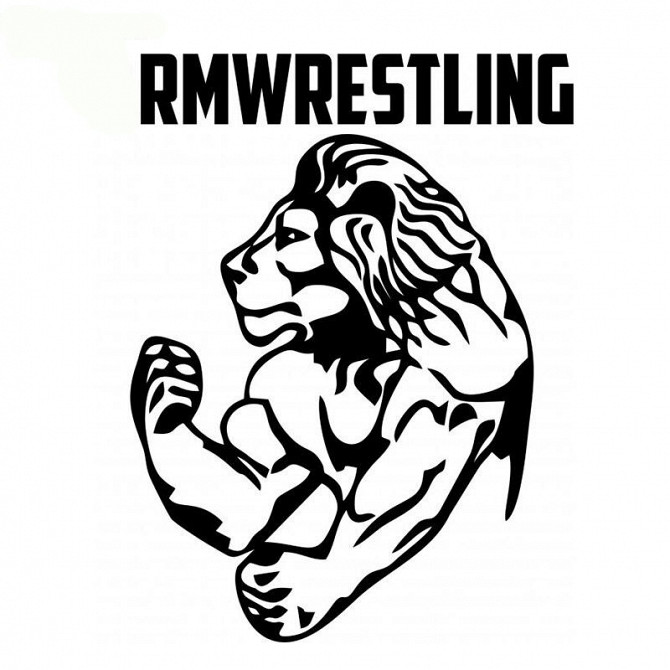 Наклейка на авто-мото Лев rmwrestling Чёрная Бориспіль - зображення 1