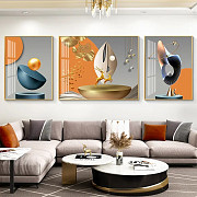 Modern gold abstract printed posters Nordic pictures wall hanging art canvas Київ