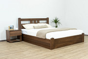 Двоспальне ліжко Геракл з низьким узніжжям з підйомним механізмом із м. Київ