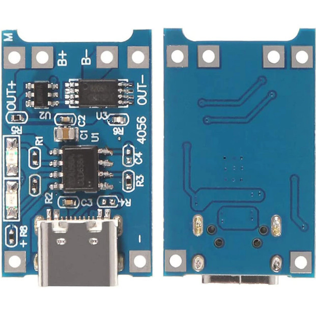 Модуль зарядного устройства для литиевых батарей Tp4056 Usb type-c Бориспіль - зображення 1