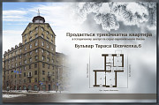 3 кімнатна квартира у центрі Києва. Продаж Київ