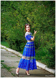 Сукня Self Portrait, синій колір, мереживо. Знижка -50%! из г. Одесса