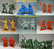 Воїни, солдатики, козаки, фігурки, іграшки, набір 1/32м, 54мм асортимент из г. Киев