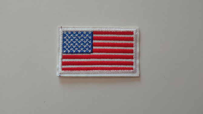 Нашивка на одежду, рюкзак флаг Америки, Сша Бориспіль - зображення 1
