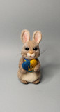 Заяц валяна іграшка хендмєйд інтерєрная зайка игрушка ручной работи подарок сувенир кролик игрушка із м. Одеса
