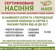 Посівний матеріал пшениці, сертифіковане насіння пшениці из г. Николаев