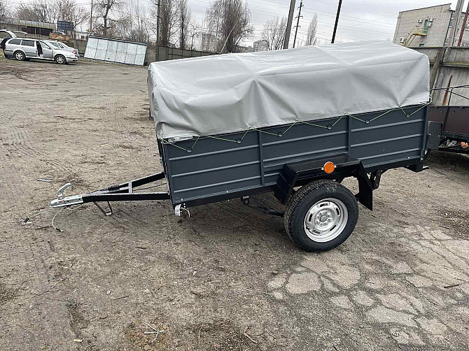 Новий причіп посилений від заводу 250х130х50.тент в подарунок Баранівка - зображення 1