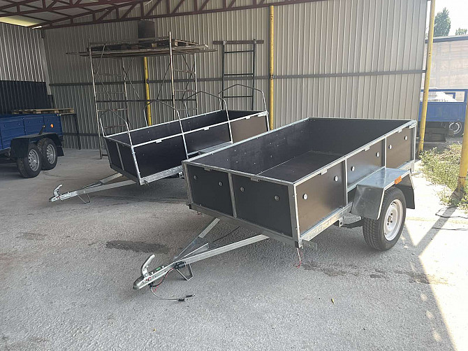 Новий оцинкований причіп з бакеліту Дніпро-170х130х40 Суми - зображення 1