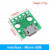 Разъем micro Usb на плате из г. Борисполь