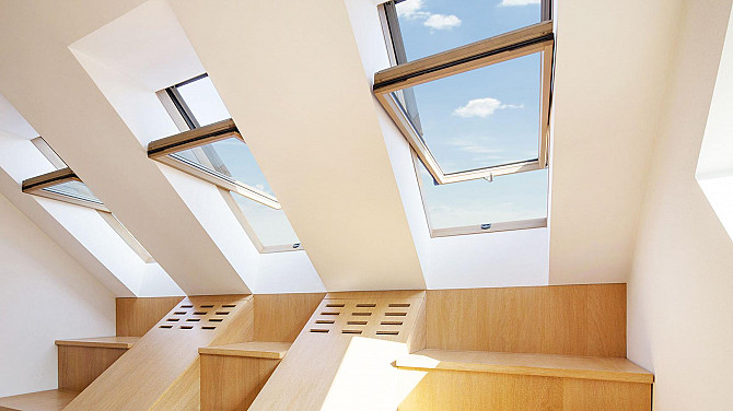 Мансардні вікна Roto/velux мансардные окна с гарантией качества Харьков - изображение 1