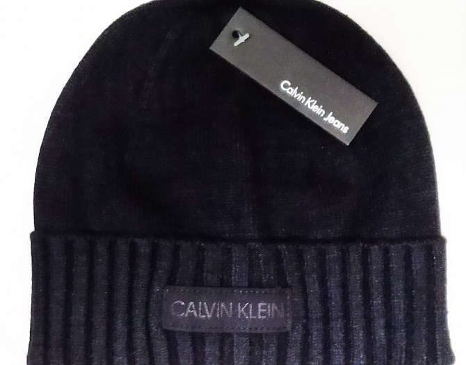 Шапка Calvin Klein СК с отворотом Киев - изображение 1