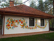 Сучасний будинок (котедж) в українському стилі із технічних конопель. із м. Харків