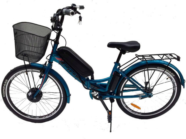 Электровелосипед складной Smart 24 корзина Одеса - зображення 1