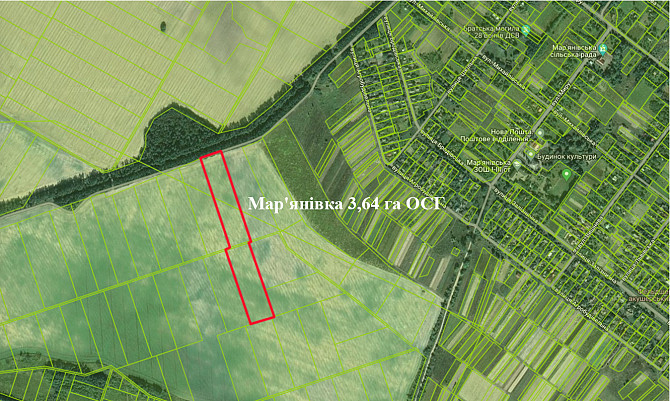 Продам земельну ділянку в Марянівка 3, 64 га Осг Макарів - зображення 1