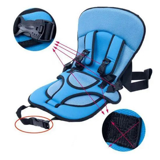 Дитяче автокрісло Multi Function Car Cushion до 12 років. Колір: синій Київ - зображення 1