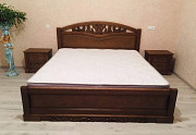 Двоспальне ліжко Артеміда з масиву бука із м. Київ