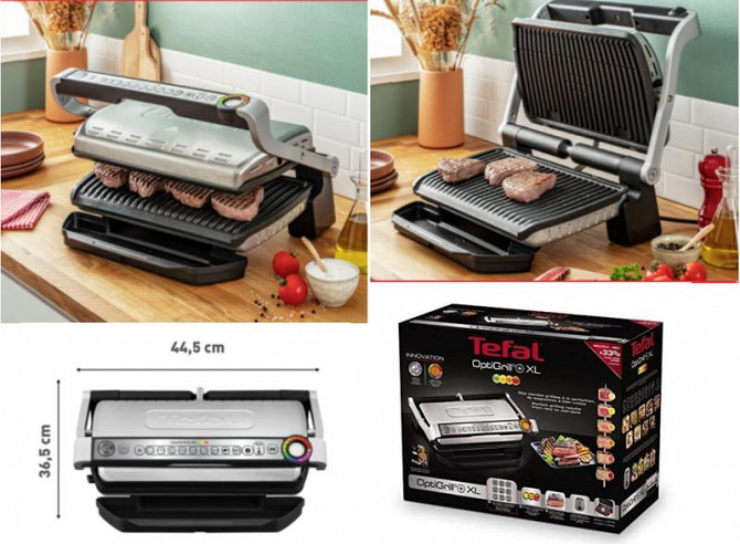 Електрогриль барбекю Tefal Optigrill+ XL Gc722d34 Яворов - изображение 1
