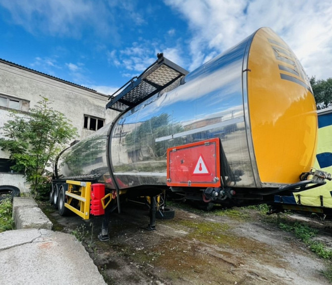 Цистерна напівпричіп бітумовоз Fruehauf Djd 38 м3 Свіжий. Тернополь - изображение 1