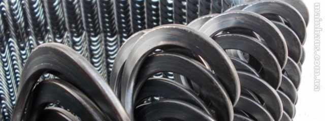 Гнучкий шнек спіраль 97мм гибкий конвейер для пеллети навантажувач сої Київ - зображення 1
