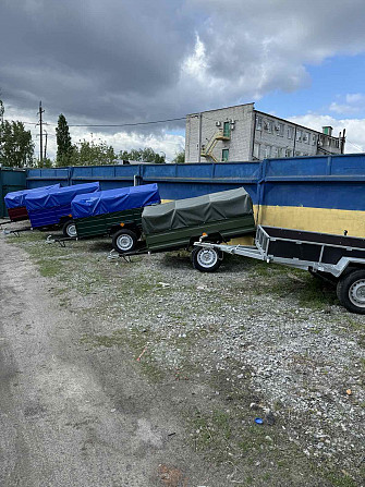 Новий авто причіп 170х130х40 від заводу дніпро Первомайск - изображение 1