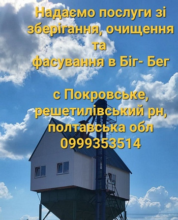 Послуги зберігання, перевалки, очищення та фасування зерна Рівне - зображення 1