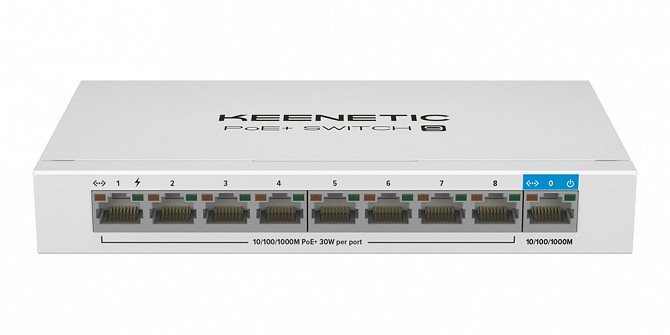 Новый мощный свитч Keenetic Poe+ Switch 9 Киев - изображение 1