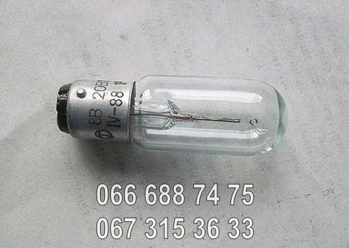 Лампа 8В 20вт, 8V 20w, Рн8-20, Рн-8-20, Рн-8-20-1, ph-8-20, цоколь B15d/18 Харків - зображення 1