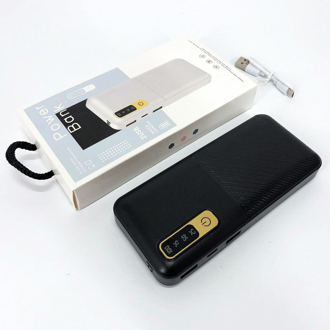 Портативний зарядний пристрій Павербанк 10000 mah 2хusb Smart Tech. Колір: чорний Київ - зображення 1